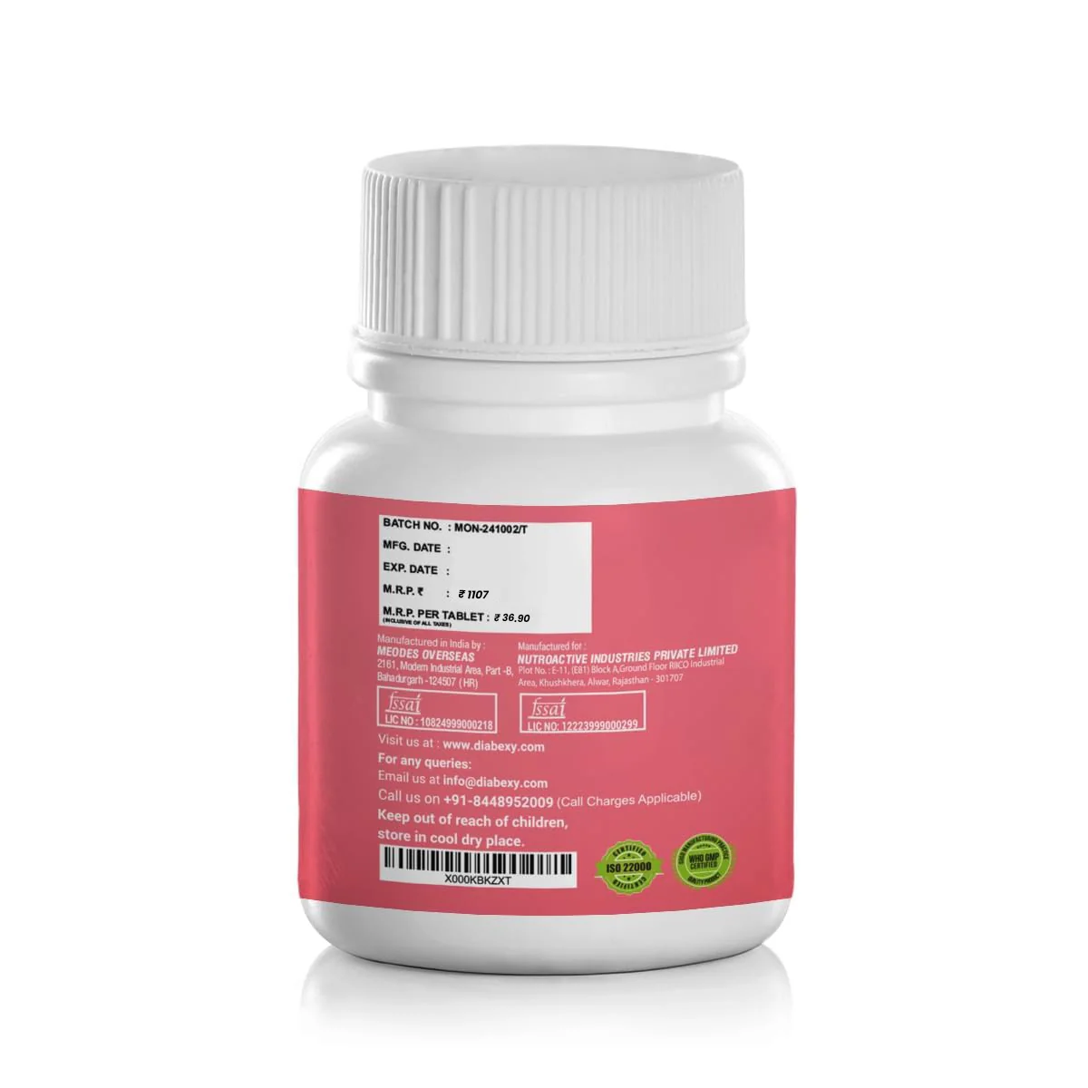 Nutroactive Lipolyzer Hips & Thighs Weight Management Pills 30 Tablets - Image 2